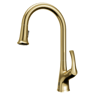Karran Chantilly Touchless KKF375 Single Handle Pull Down Sprayer Kitchen Faucet in Brushed Gold