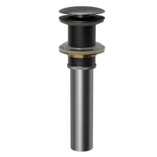 PU25 Pop-Up Vanity Bowl Drain in Gunmetal Grey
