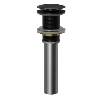 PU25 Pop-Up Vanity Bowl Drain in Matte Black