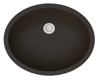 19" Seamless Undermount Quartz Vanity Sink