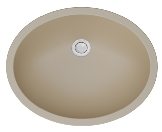 19" Seamless Undermount Quartz Vanity Sink