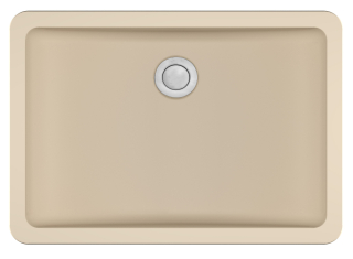 Karran 20' x 14" Seamless Undermount Quartz Vanity Sink-Bisque