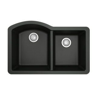 Karran QU-610-BL Quartz Top Mount Kitchen Sink
