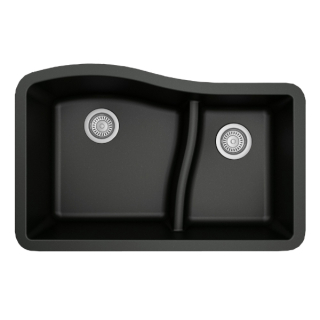 Karran QU-630-BL Quartz Top Mount Kitchen Sink
