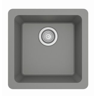 17" Undermount Quartz Bar/Prep Sink in Grey