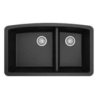 Karran QU-711-BL Quartz Undermount Kitchen Sink
