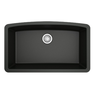 Karran QU-712-BL Quartz Undermount Kitchen Sink
