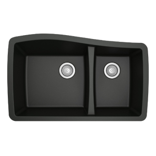 Karran QU-721-BL Quartz Undermount Kitchen Sink
