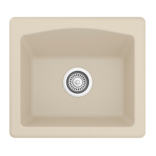 18" Dual Mount Quartz Bar/Prep Sink in Bisque