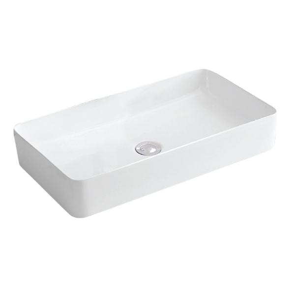Valera 24" Vitreous China Bathroom Vessel Sink in White