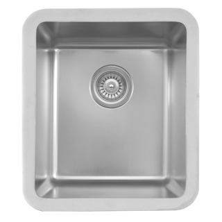 16" Seamless Undermount Stainless Steel Bar/Prep Sink