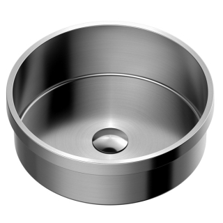 Karran Cinox Stainless Steel Round Drop In Sink in Stainless Steel