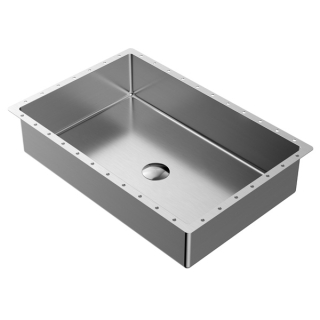Karran CCU300SS Cinox Stainless Steel Rectangular Undermount Sink in Stainless Steel