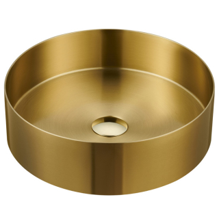 Karran CCV200G Cinox Stainless Steel Round Vessel Sink in Gold