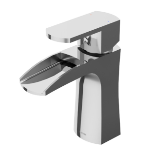 Karran KBF440 Kassel Single Hole Single Handle Basin Bathroom Faucet with Matching Pop-up Drain in Polished Chrome