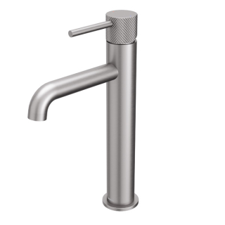 Karran Tryst KBF462 Single-Handle Single Hole Vessel Bathroom Faucet with Matching Pop-up Drain in Stainless Steel