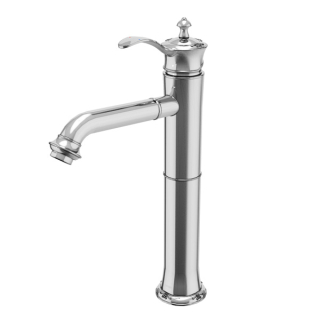 Karran Vineyard KBF472 Single-Handle Single Hole Vessel Bathroom Faucet with Matching Pop-up Drain in Chrome