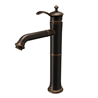 Karran Vineyard KBF472 Single-Handle Single Hole Vessel Bathroom Faucet with Matching Pop-up Drain in Oil Rubbed Bronze