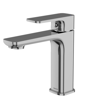 Karran Venda KBF510 Single-Handle Single Hole Basin Bathroom Faucet with Matching Pop-up Drain in Chrome