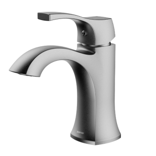 Karran Randburg KBF520 Single-Handle Single Hole Basin Bathroom Faucet with Matching Pop-up Drain in Stainless Steel