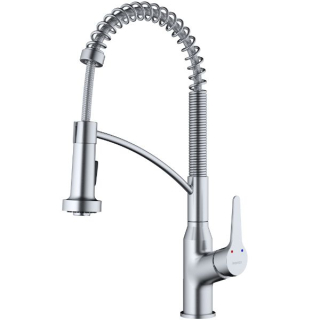 Scottsdale Single-Handle Pull-Down Sprayer Kitchen Faucet in Spot Free Stainless Steel