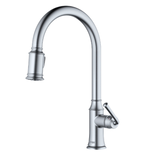 Auburn One-Handle Pull Down Dual Function Sprayer Kitchen Faucet in Stainless Steel