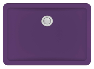 Karran 20' x 14" Seamless Undermount Quartz Vanity Sink-Purple