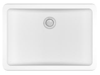 Karran 20' x 14" Seamless Undermount Quartz Vanity Sink-White