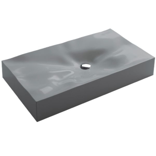 Karran Mirage SQS300 Quartz 32" Bathroom Vessel Sink in Grey