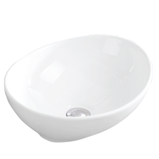 Valera 16" Vitreous China Bathroom Vessel Sink in White
