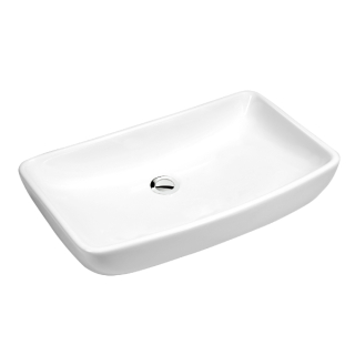 Valera 24" Vitreous China Bathroom Vessel Sink in White