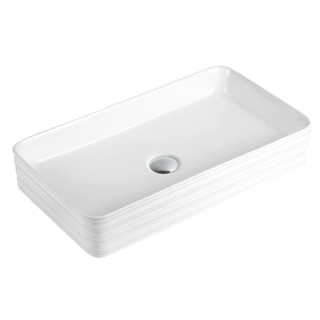 Valera 27" Vitreous China Bathroom Vessel Sink in White